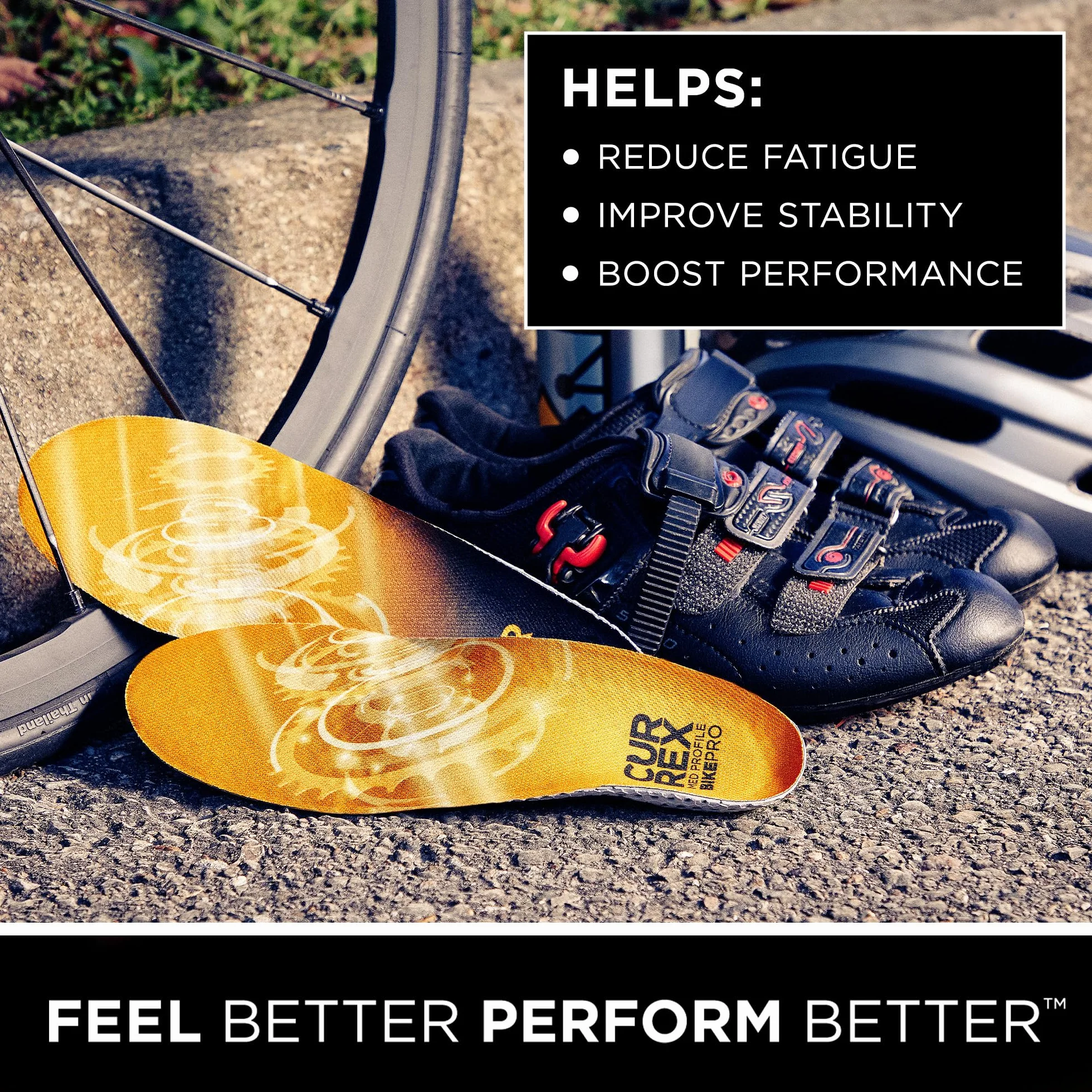 Currex Sottopiede BikePro - La vostra nuova dimensione del ciclismo. Sottopiede dinamico per il ciclismo.