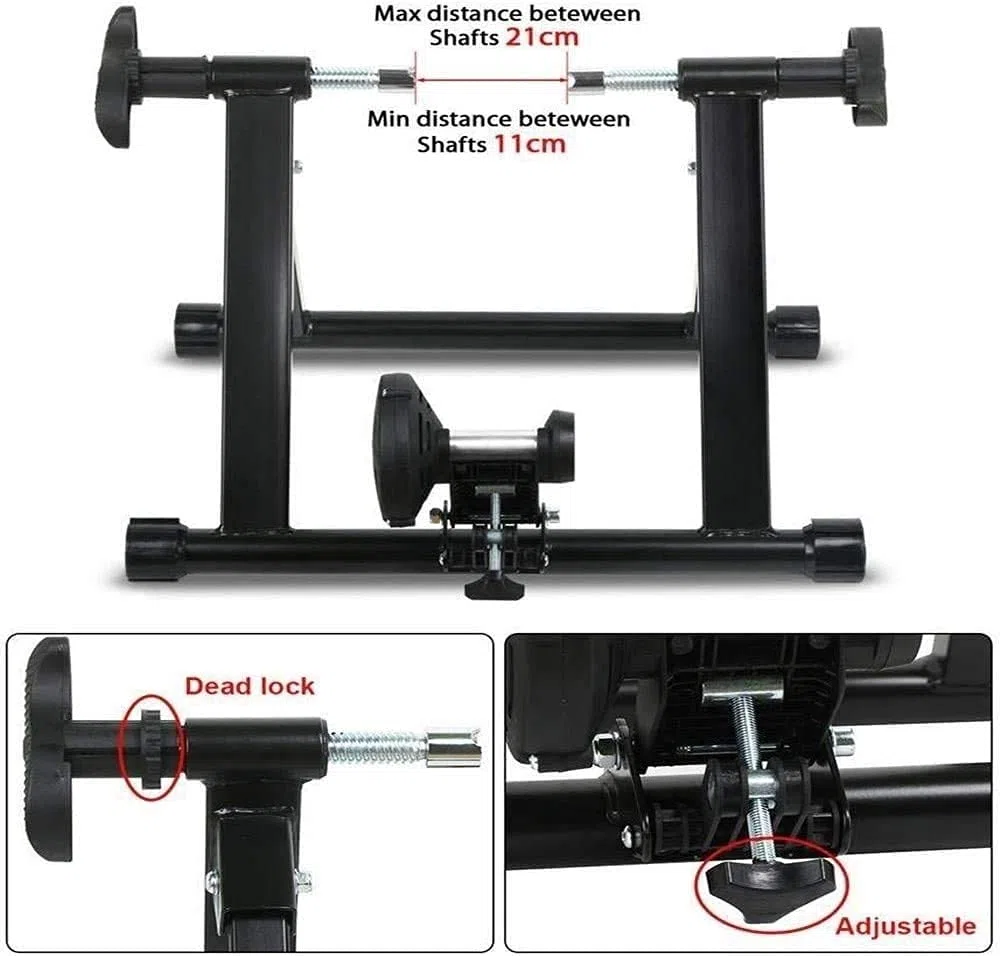 Interno Bike Trainer Stand Bicycle Esercizio Bisesure Magnetico con Rumore Riduzione Ruota Mountain Training Platform Turbo Trainer Indoor Bike Trainer