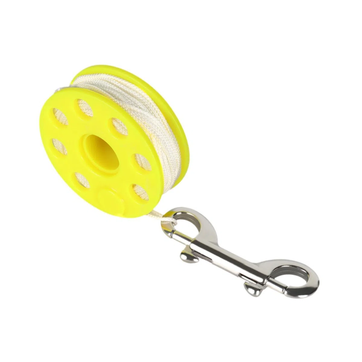 TISHITA Mulinello da Immersione, Bobina da Immersione, Bobina a Dito, con Doppio Moschettone, Realizzato in Nylon, Linea Intrecciata Resistente
