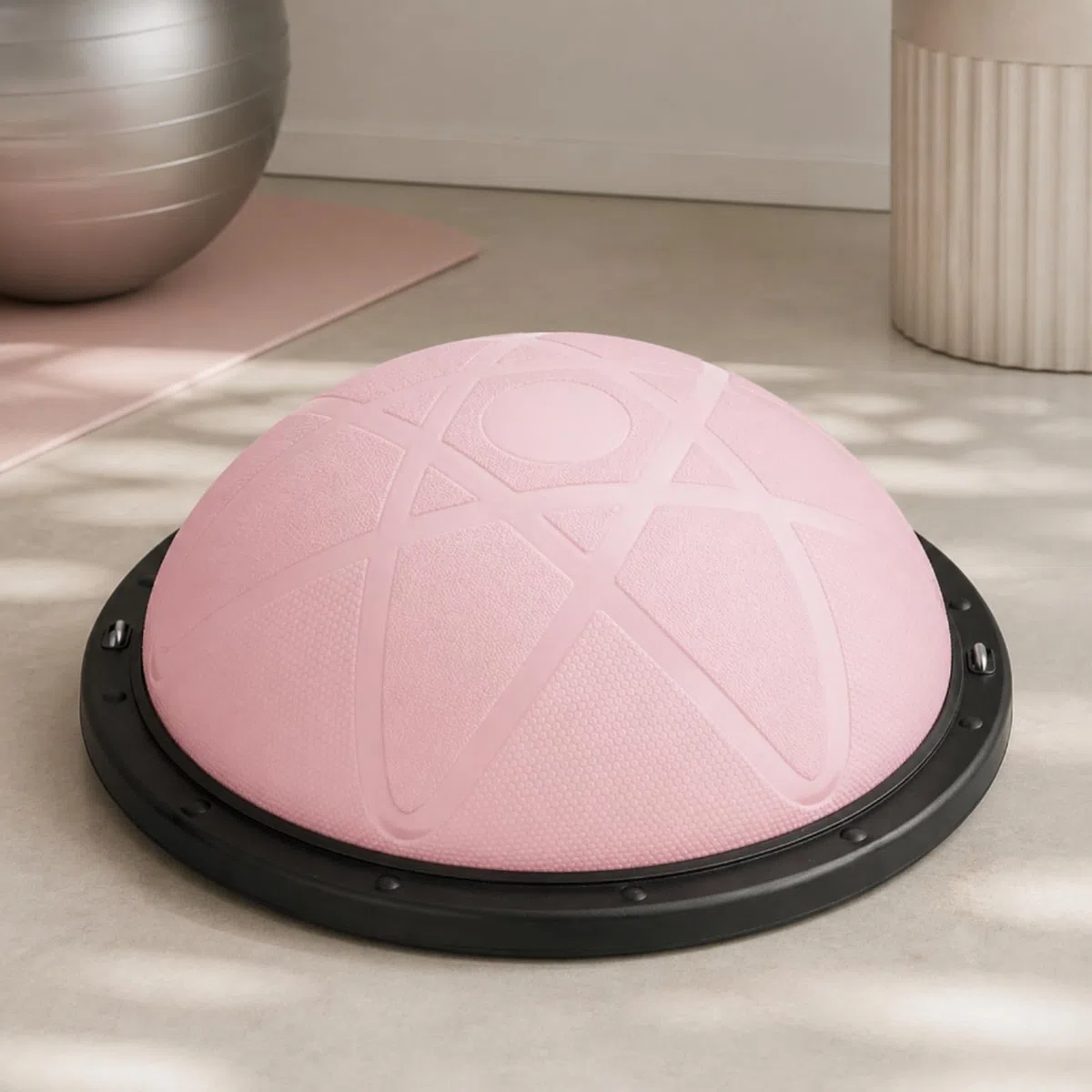 Balance Training Ball Mezza Sfera Equilibrio Palla Propriocezione Cuscino Stabilità Pedana Allenamento con Presa Migliorata E Base Tonda in PP E PVC