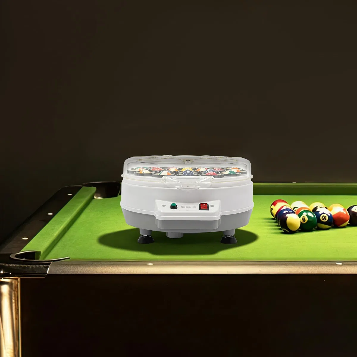 Pulitore e lucidatore automatico per palline da biliardo a 22 palline, 300 W, protezione da surriscaldamento e sicurezza di sicurezza, per casa, club e sale