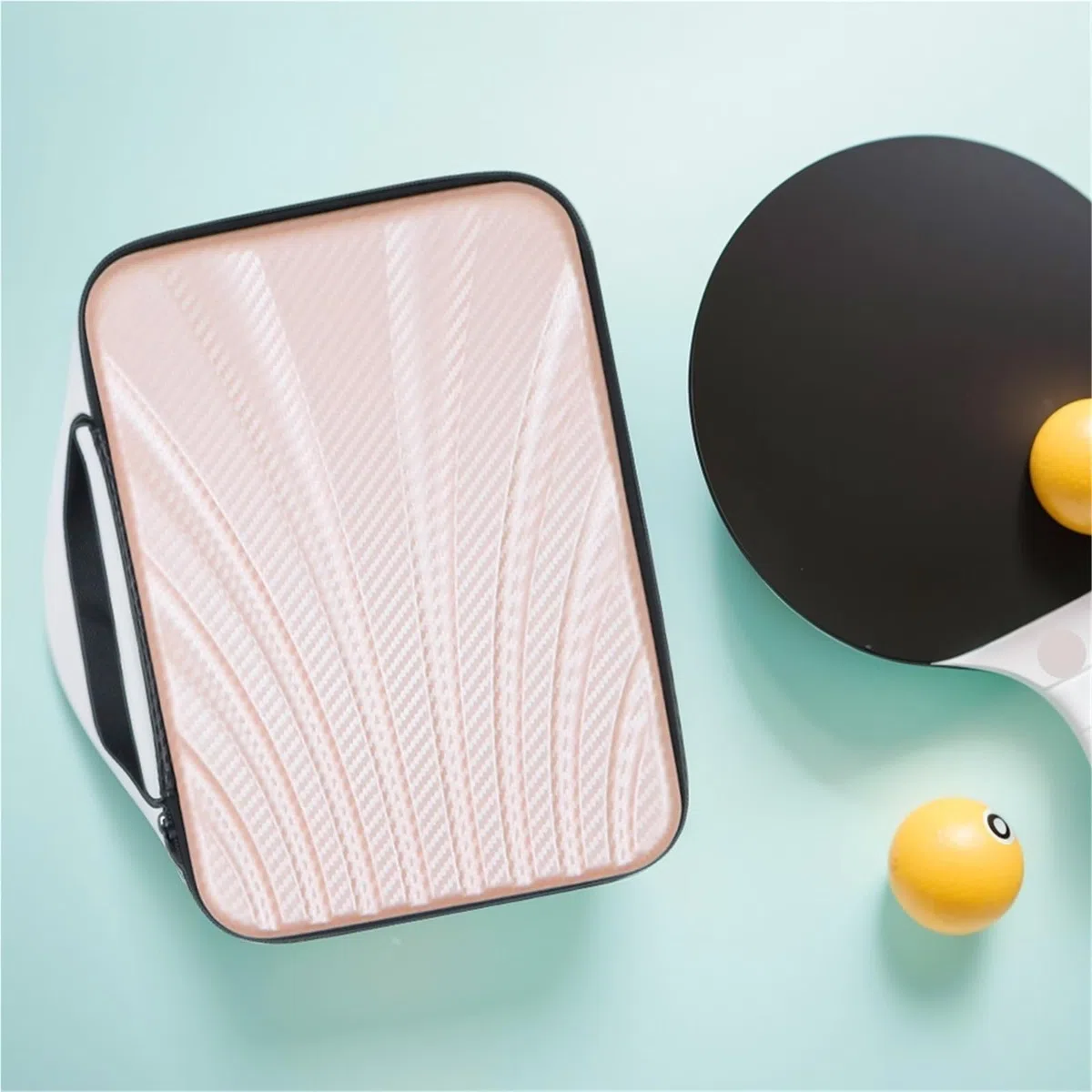 Borsa for racchetta da ping pong Borsa rigida for racchetta da ping pong Borsa impermeabile a forma quadrata in EVA Per Ping Pong