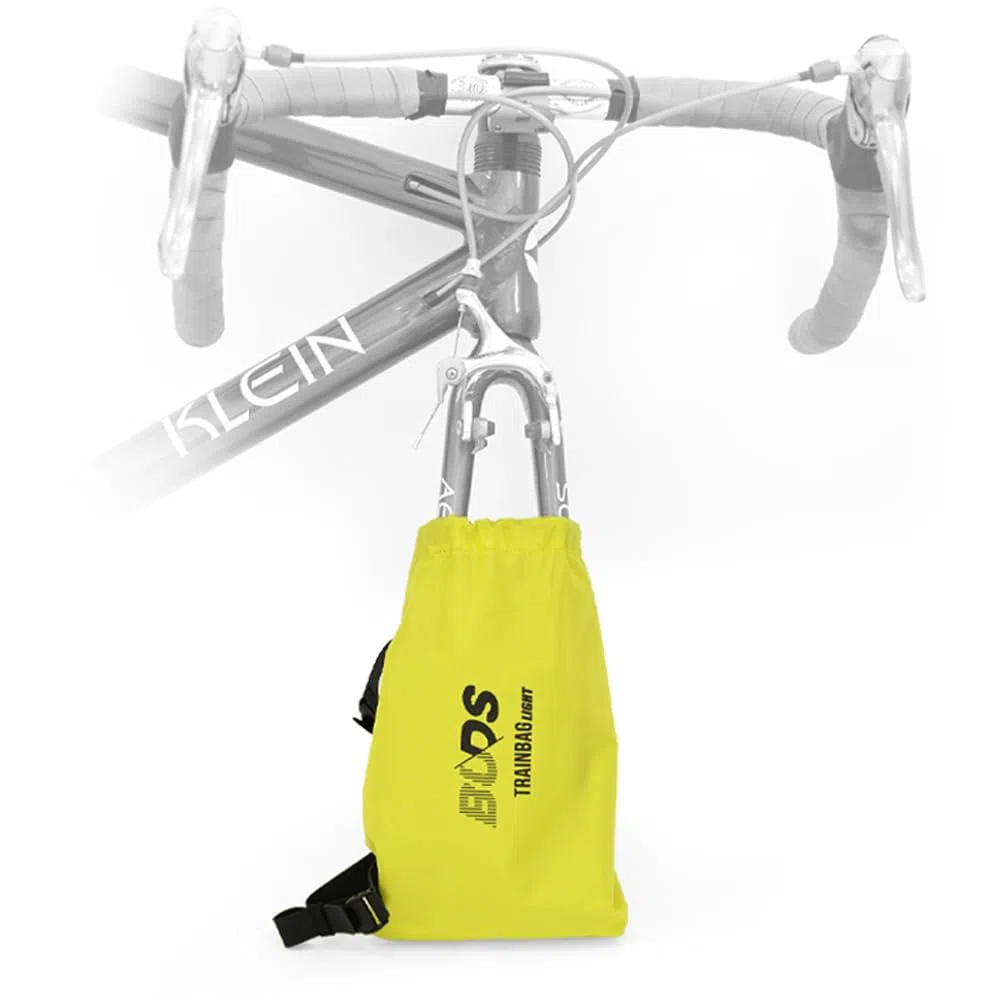 Buds-Sports - TRAINBag Light - Custodia per Bici Speciale per il Treno - 130x90 cm - per viaggiare con la tua bici o MTB - ultra leggero e compatto (Giallo)