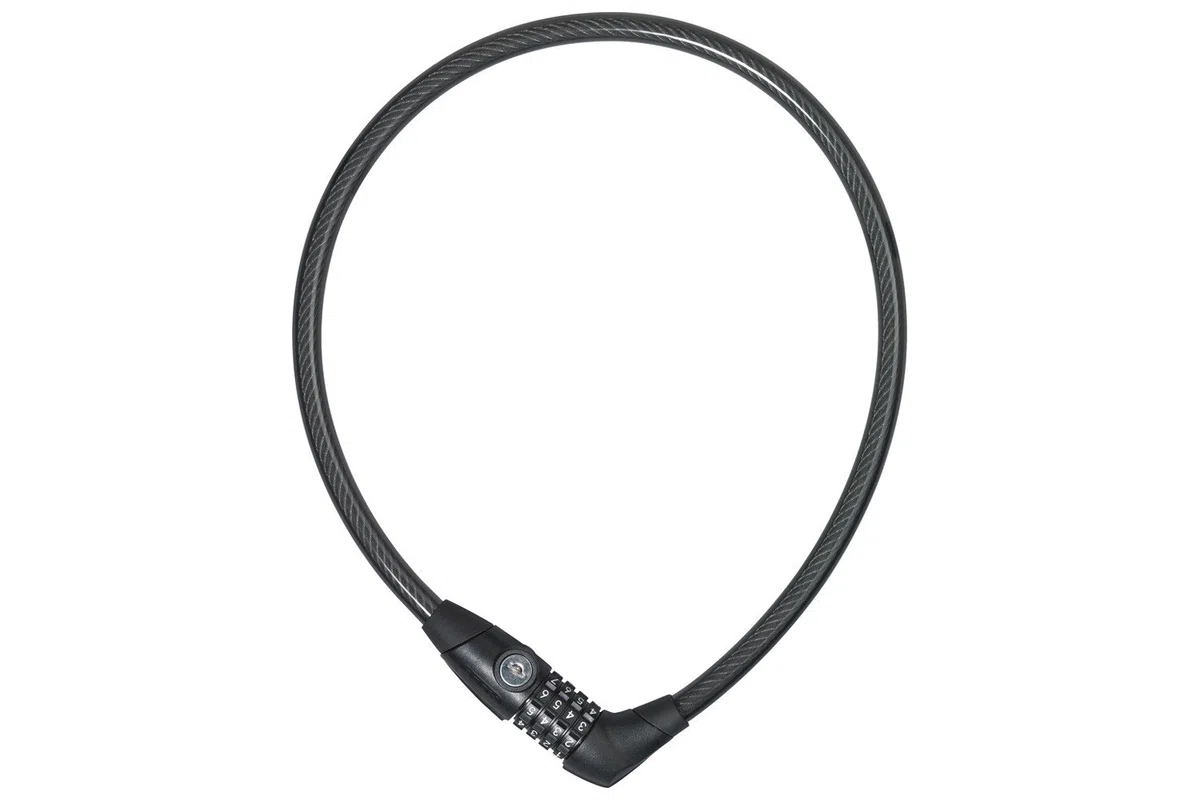 ABUS 516030-1640/85_Key_Combo Antirrobo de Cable de Acero con Llave y combinación