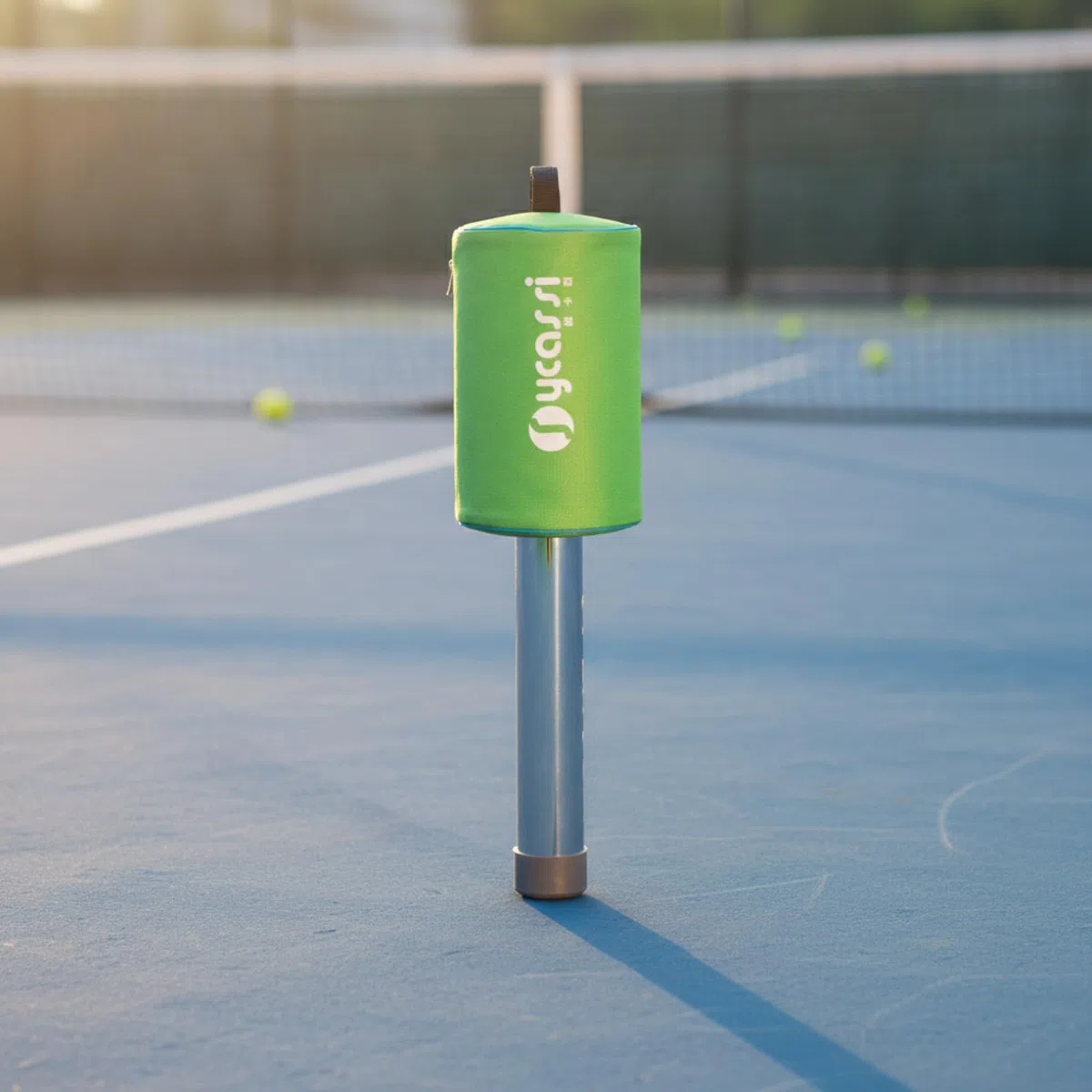Milageto Tubo Raccogli Palline con Sacca Leggero Raccogli Palle da Tennis Robusto Attrezzatura per Tennisti