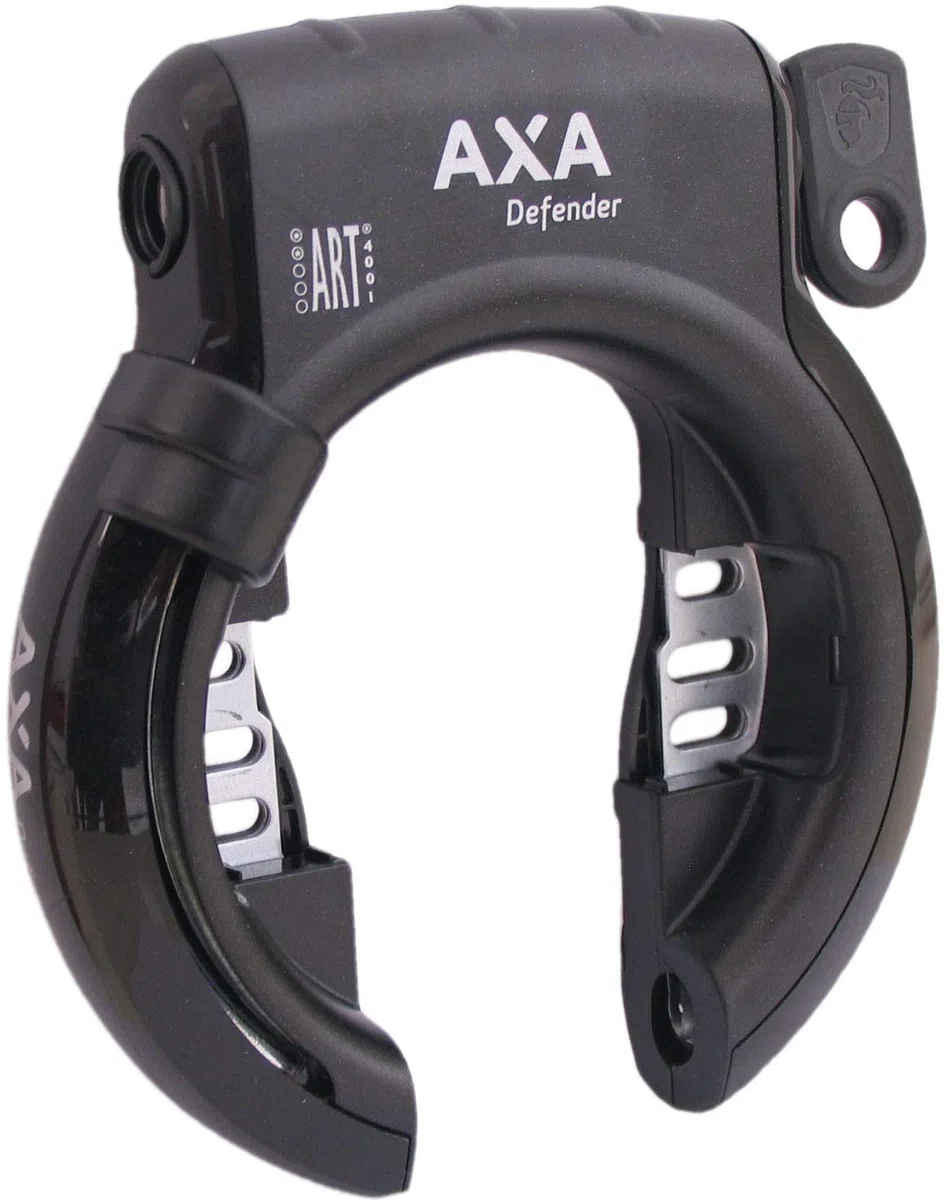 Axa Defender 424000 Blocco Telaio, Nero/Grigio, 10 x 8 x 4 cm