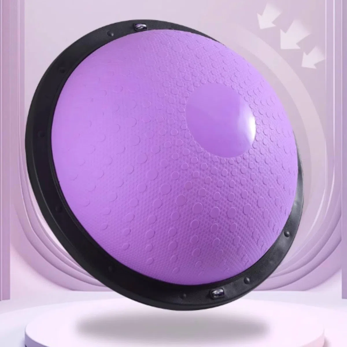 Ball Tavola di Equilibrio Sfera Semisferica Piattaforma Cuscino Propriocezione Cupola Testurizzata Base Stabile a Terra Materiale PVC PP Adatta per