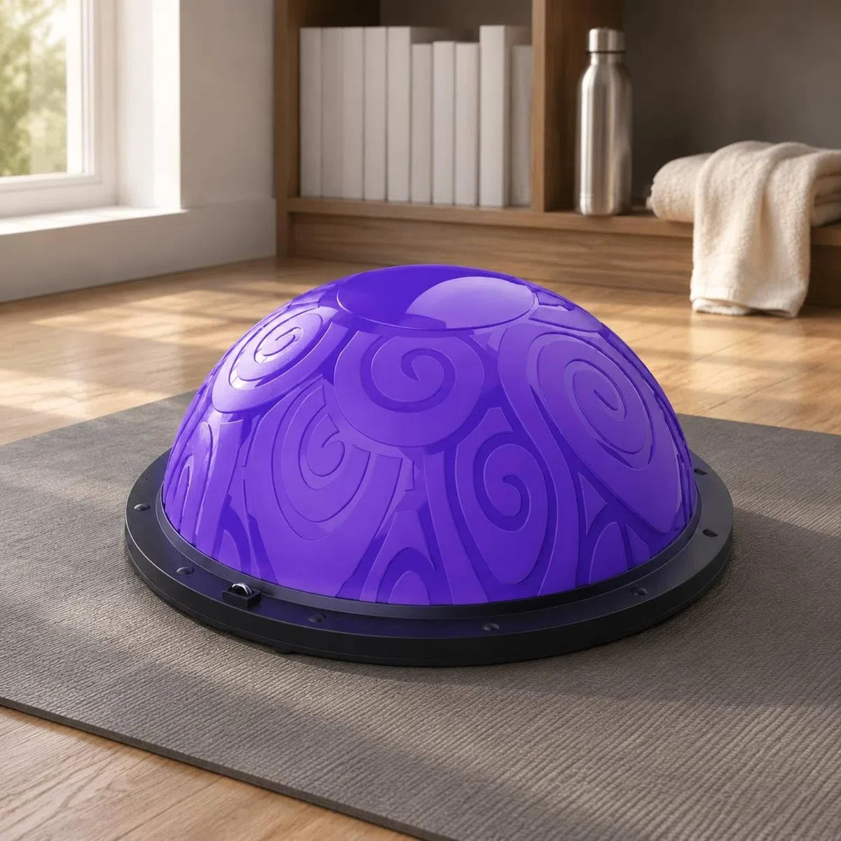 Balance Training Ball per Esercizi, Grigio, Grigio Stelle, Nuovo Stile Stelle