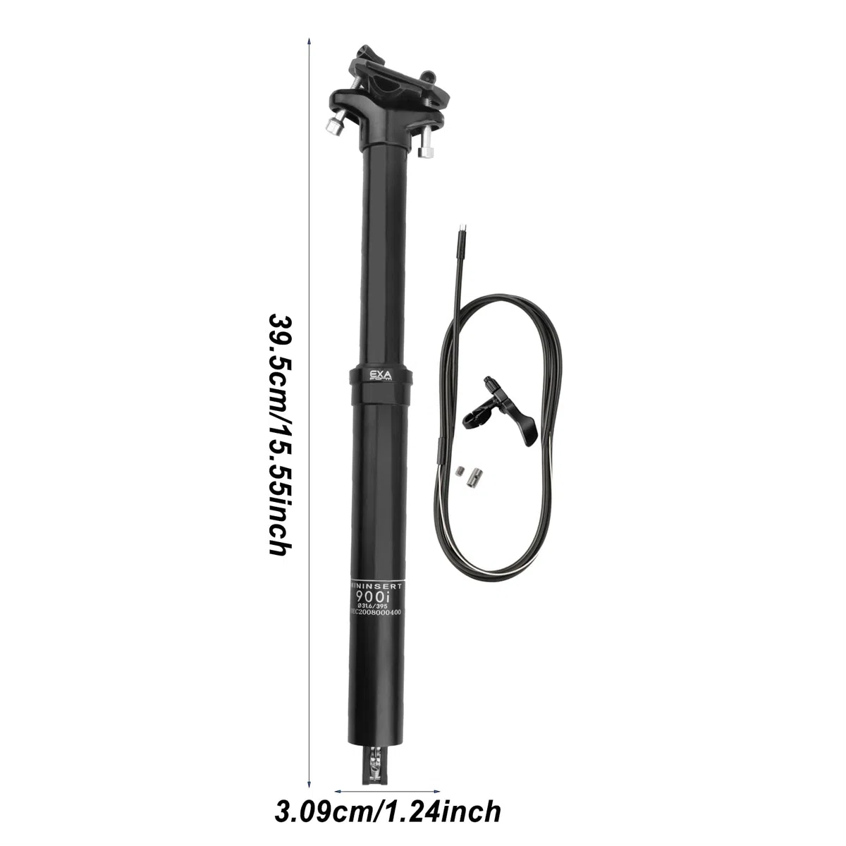 Reggisella regolabile in altezza | 30,9 31,6 mm regolabile in altezza – Canotto reggisella in lega di alluminio | Contagocce esterno, per ciclismo, viaggi, tempo libero