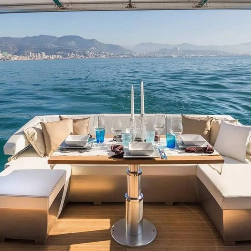 Tavolo pieghevole per camper, 57,9 x 59,4 cm, piano tavolo per camper, prolunga in legno per piano di lavoro, compensato, tavolo pieghevole, tavolo per camper, tavolo per yacht o barca