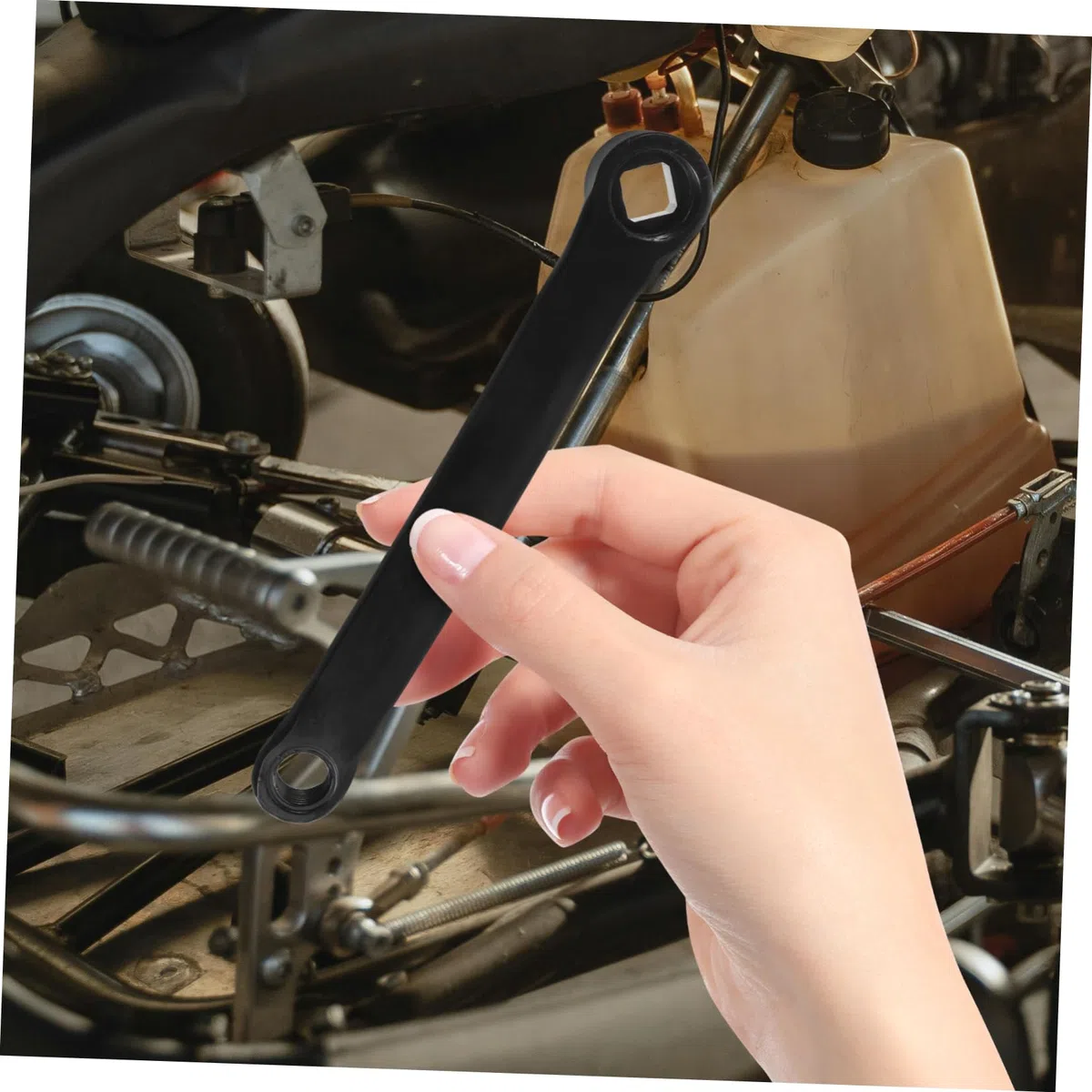 Mikinona Guarnitura Bicicletta Sturdy con Corona Denti Nera e Pedivella Quadrata Accessorio Robusto per Bici da Corsa e Fixed Gear Set Riparazione e Sostituzione