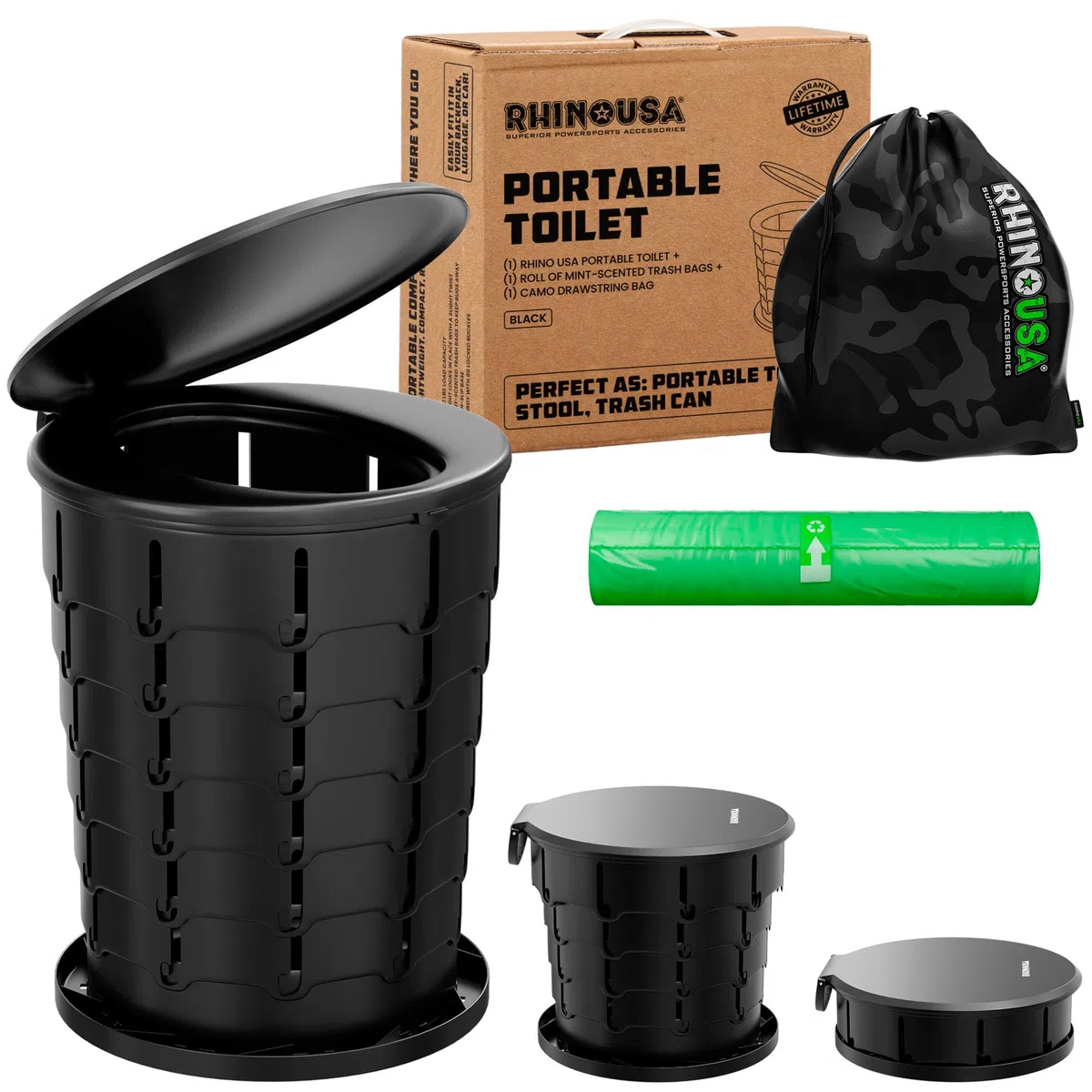 Rhino USA Sacchetti extra per WC e WC portatili