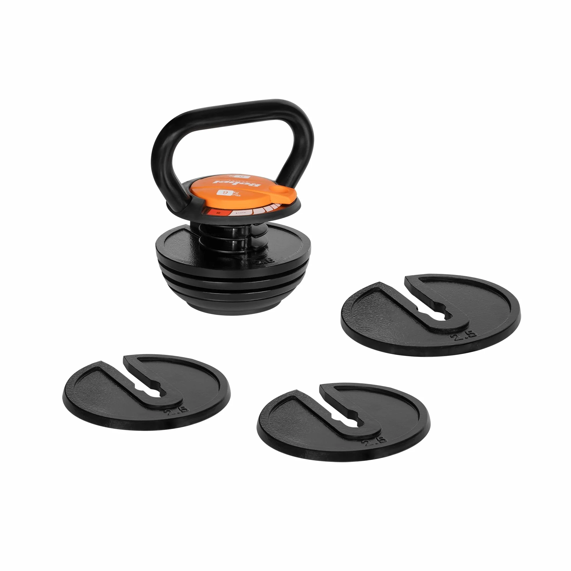 Rebel Kettlebell Ghisa Automatico Regolabile 9 kg RBA-2324-9
