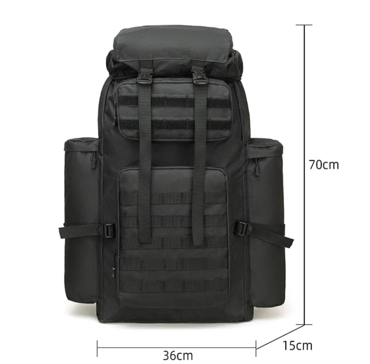 Zaino da Viaggio Sportivo Zaino da Trekking Traspirante, Multifunzionale, Resistente all'Acqua, di Grande capacità, da 100 Litri per Alpinismo Arrampicata(F)