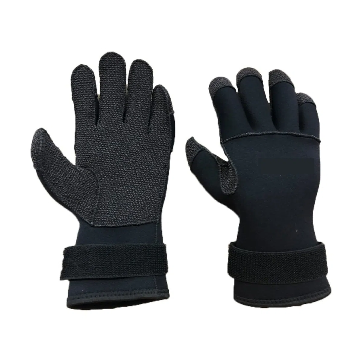 Guanti da muta, Guanti da immersione 3MM for attrezzatura subacquea antiscivolo Guanti neri regolabili(Medium)