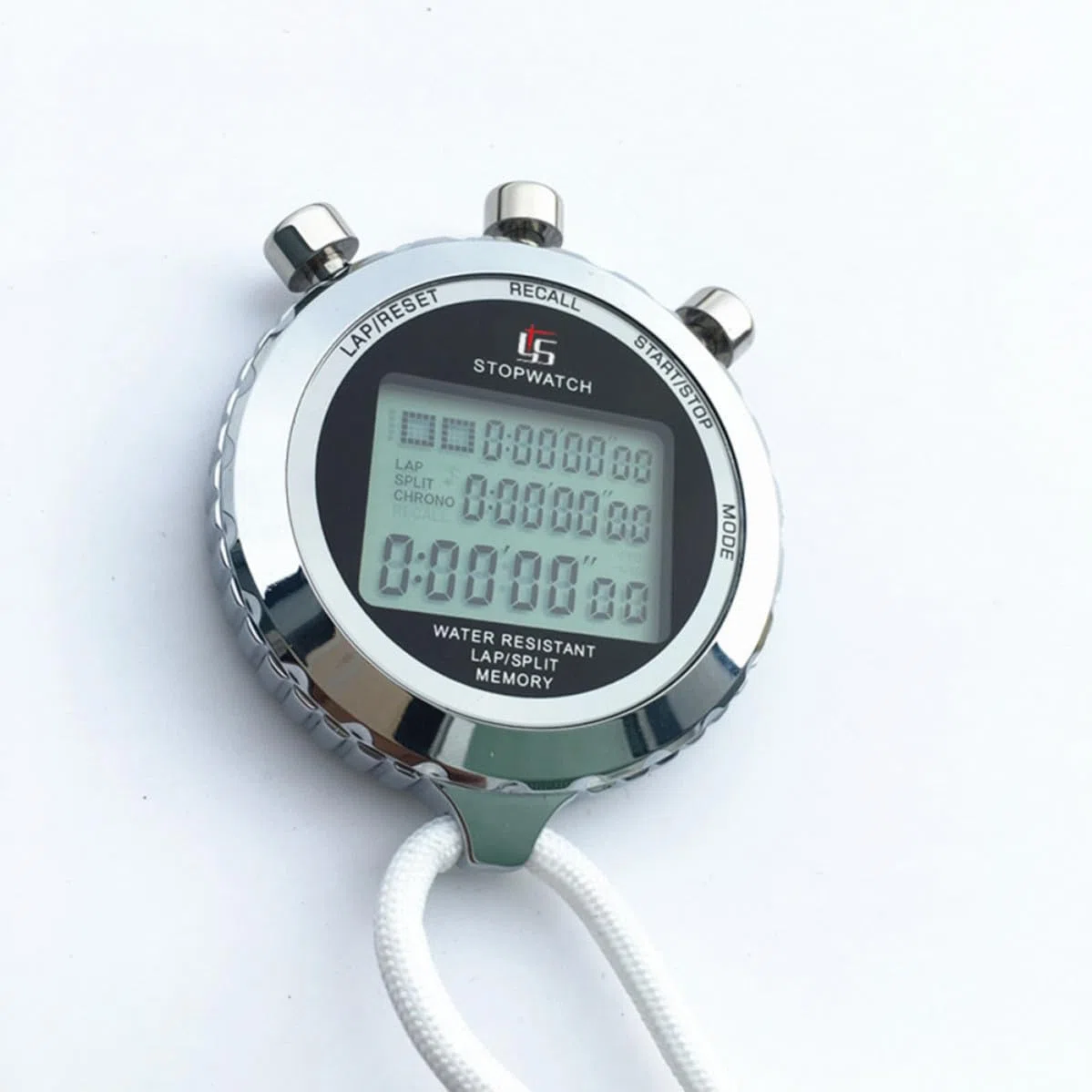 Cronometro Digitale Lcd 3 Righe 120 in Acciaio Inox | Timer Elettronico Portatile con Funzione Chronograph, Display Lcd, per Intervallo e Zuppa