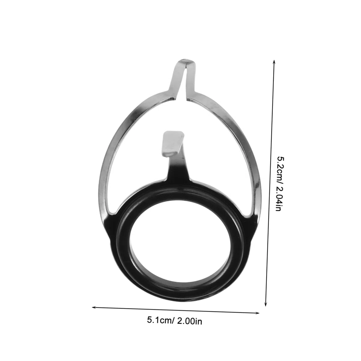 Kit di Guide per Canna da Pesca 45 Pezzi, Anelli Neri | Acciaio al Carbonio, Ricambi per Montaggio e Riparazione, Set Pratico da 45 Elementi