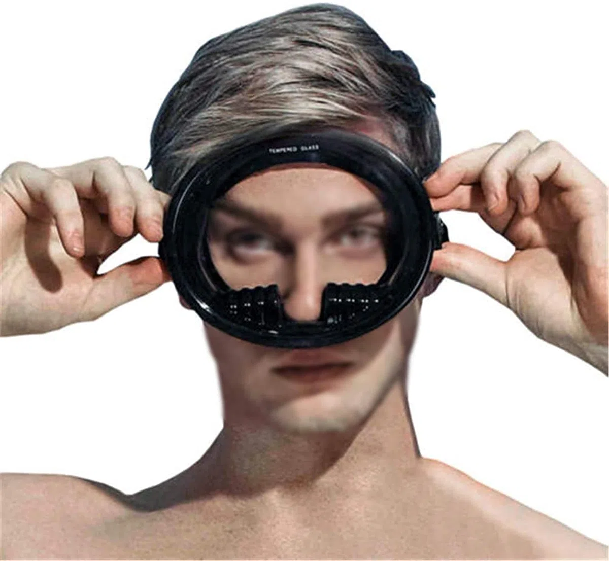 Maschera da snorkeling integrale Maschere subacquee Maschera da snorkeling con ampia visuale Maschera da snorkeling impermeabile Anti-appannamento Attrezzatura da snorkeling professionale subacqu