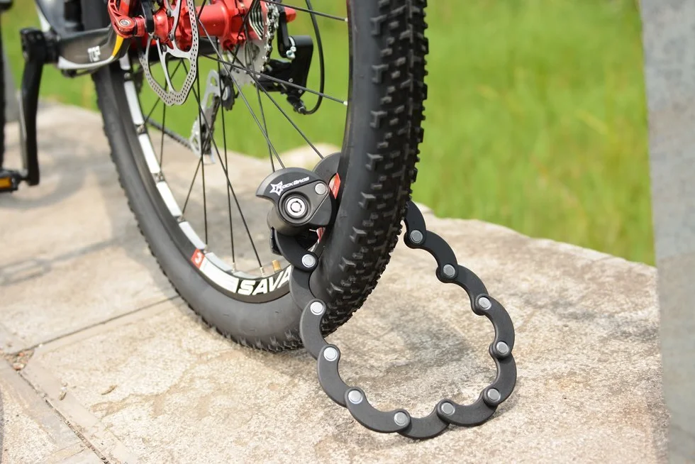 ROCKBROS Bicicletta Lucchetto catena di hamburgsc hloss Anti furto