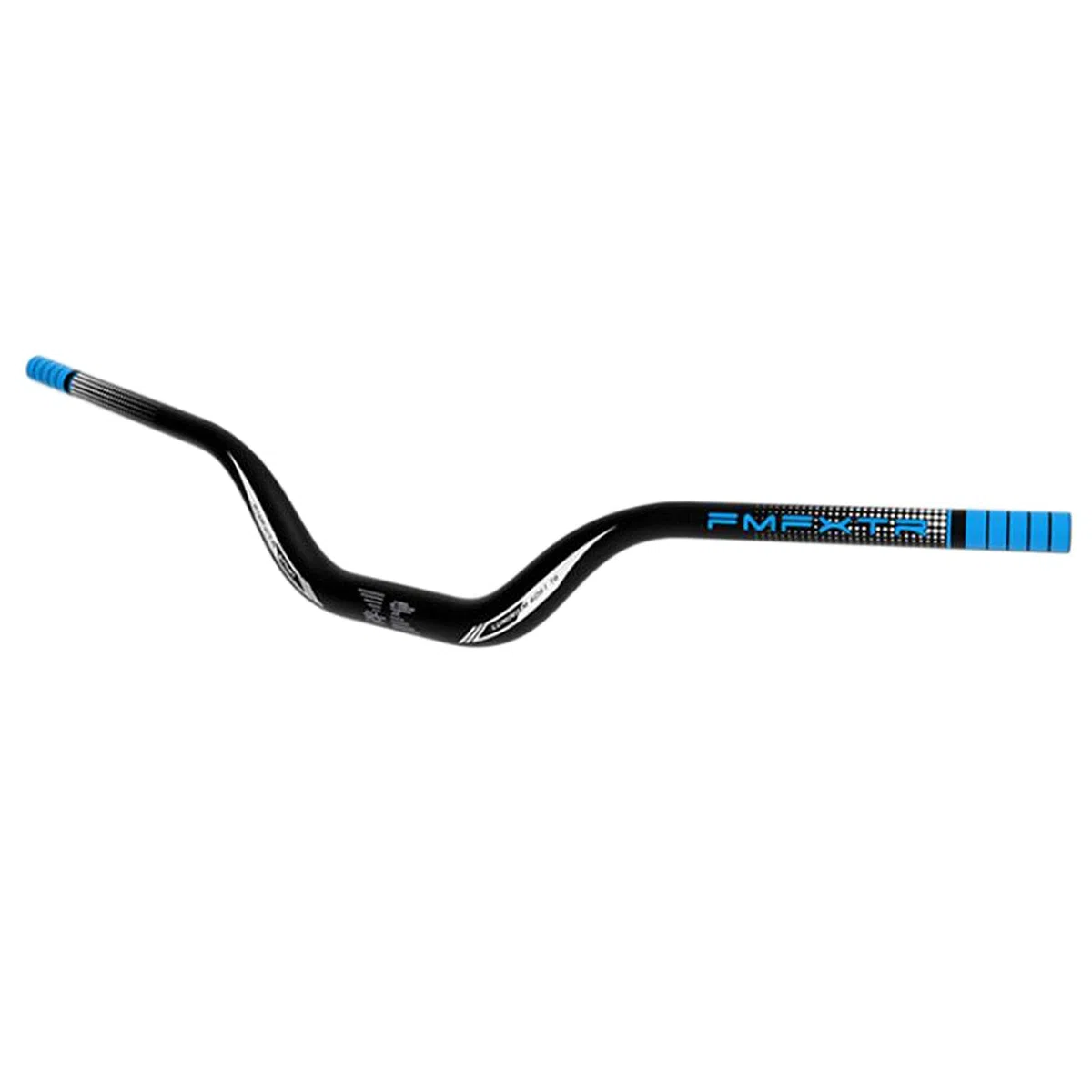 Generic Manubrio Leggero per Mountain Bike MTB Down Hill DH Bicicletta Barra Riser Extra Lunga 31,8 mm 720 mm Manubrio rialzato Alto - 720mm Blu