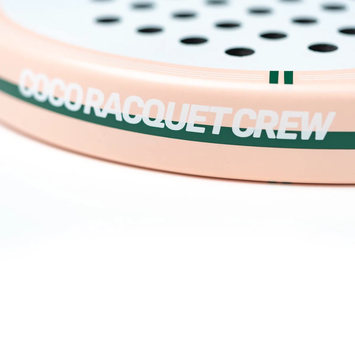 RC TWO Racchetta da Padel | Superficie in Fibra di Carbonio 3K | Anima in EVA Morbido | 360g | Controllo Preciso e Potenza | Giocatori Intermedi | Rosa Dusty