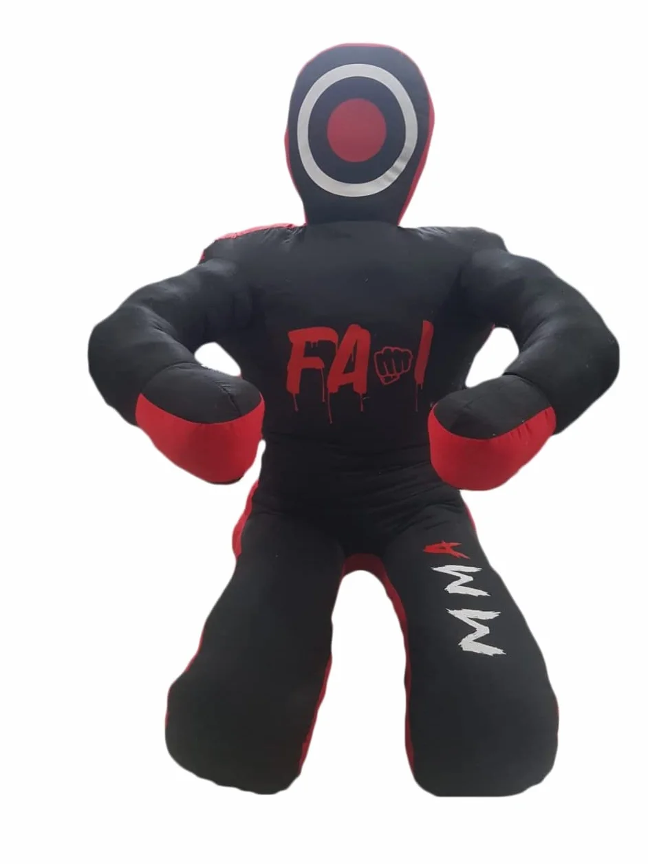 MMA Wrestling Grappling Manichino, lanciare, boxe, pratica, karate, judo, BJJ, tela premium, seduta, tela - UNFILLED