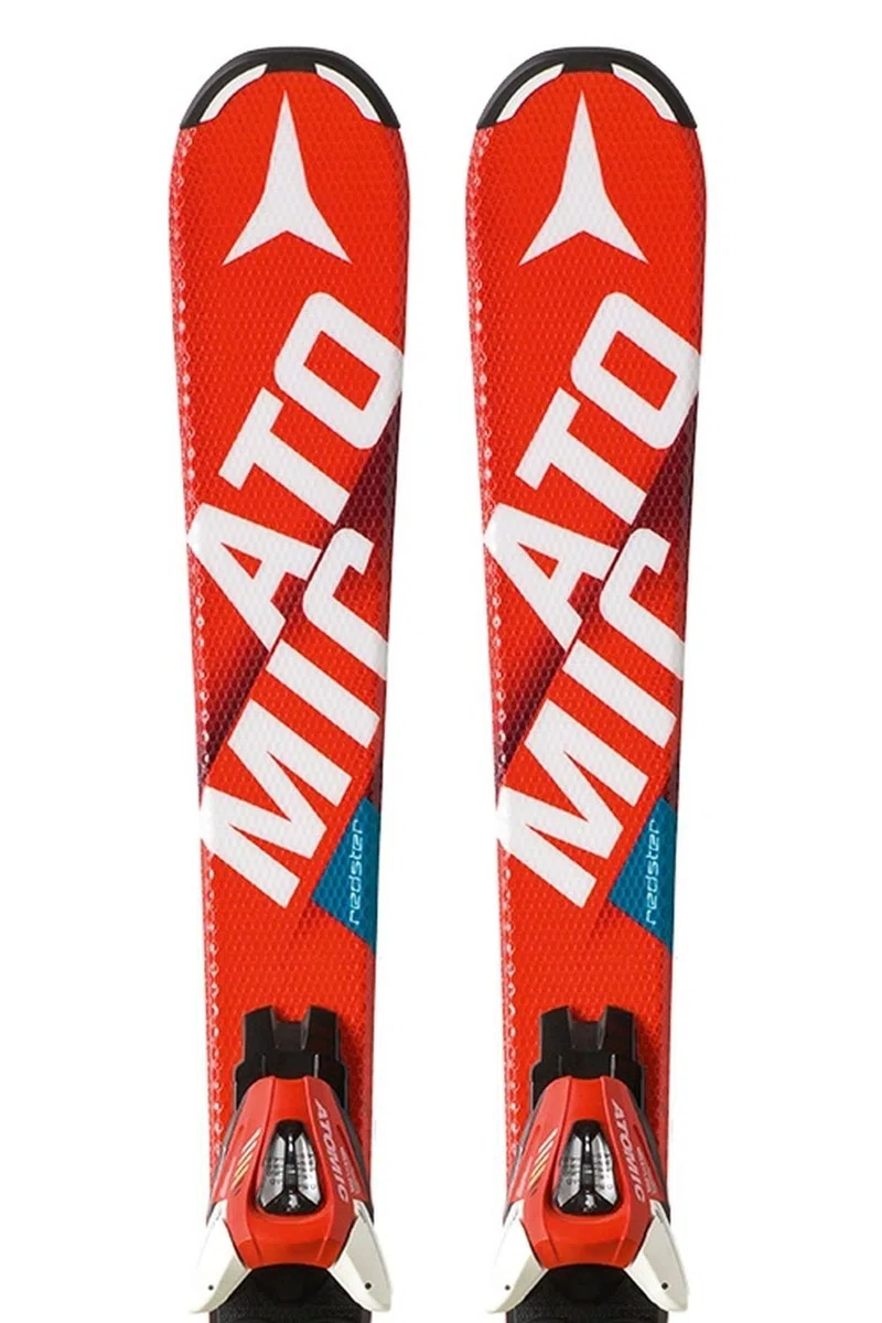 Atomic, Sci per bambini Redster JR II, colore: bianco e rosso, con attacchi XTE 045