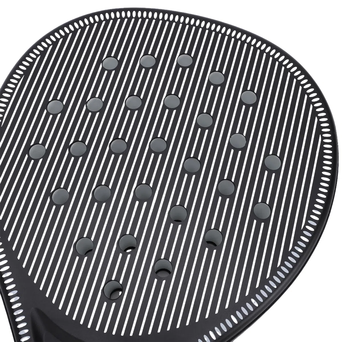 Racchetta da Padel con Set da Tennis, Struttura in ABS Pro EVA Core 46,5x26x3,9 Cm 66 Mm Palla per Giochi di Famiglia All'aperto