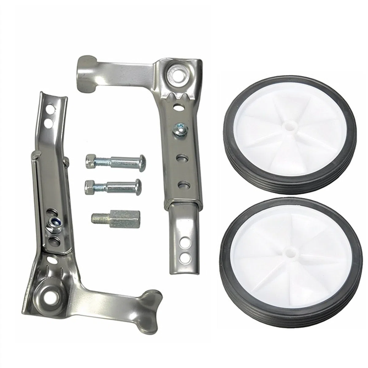 Rotelle per Bici Bambini 2pcs Ruota da Allenamento for Ciclismo Universale Bicicletta for Bambini Assistenza stabilizzatore dell'equilibrio in Acciaio.
