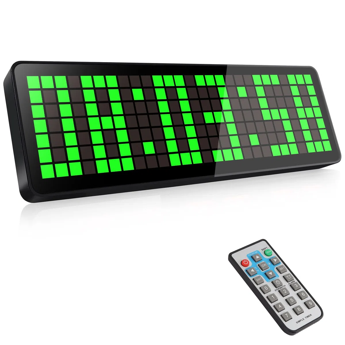 Timer da Palestra, 13.2" Grande Orologio da Parete Digitale, con CountDown/Up Cronometro, Telecomando, Luminosità Regolabile per Soggiorno, Ufficio, Cucina, Aula, Palestra