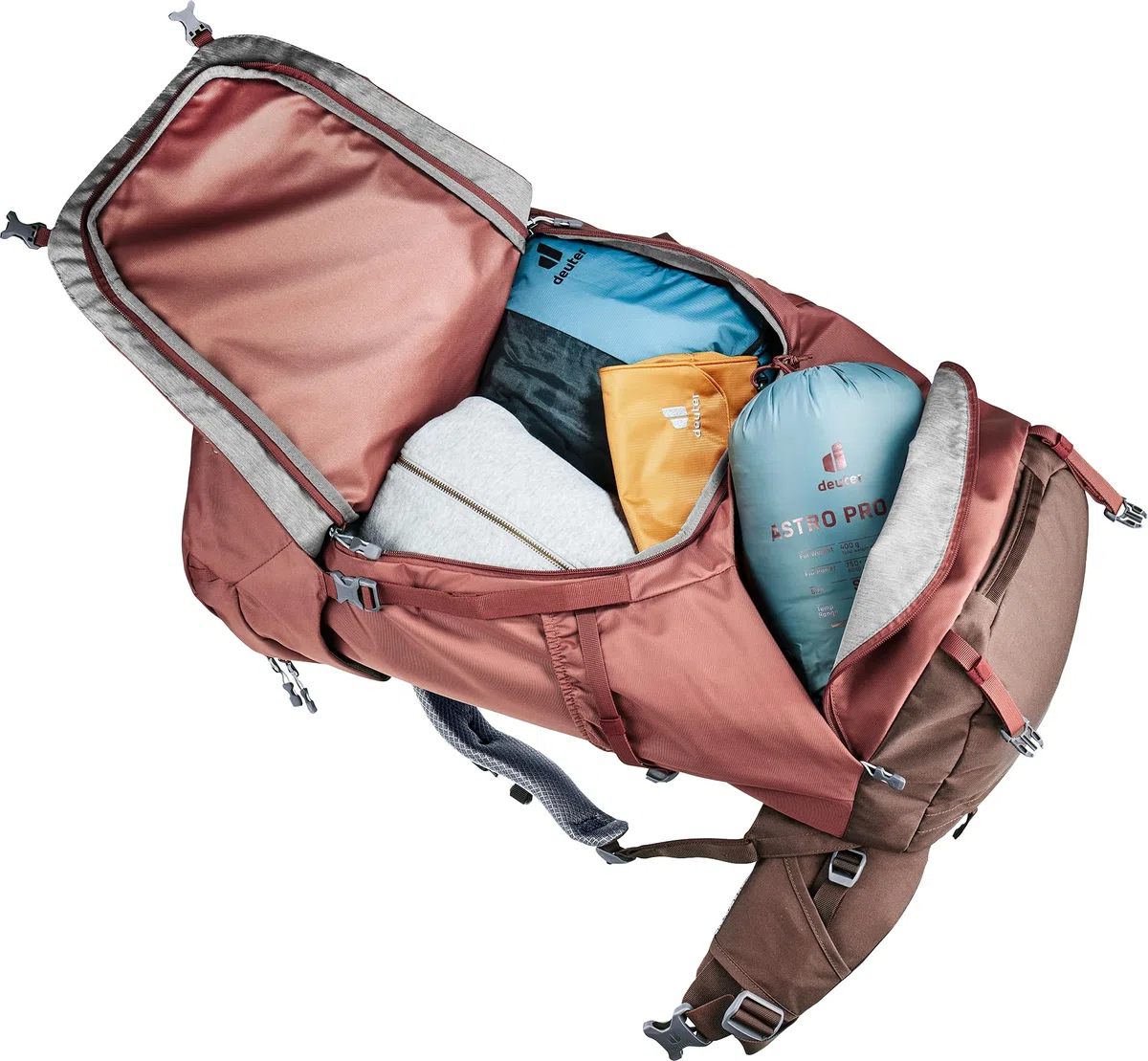 Deuter Voyager 60+10 Sl Zaino da viaggio con zainetto Donna (Pacco da 1)