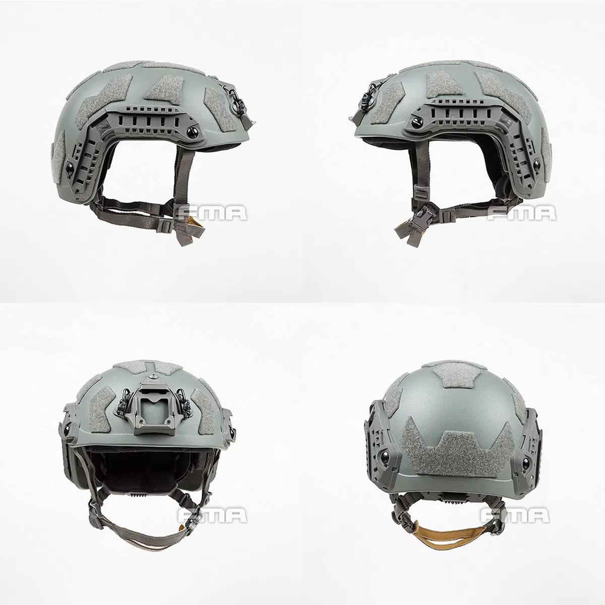 FMA Camouflage Tactical Paintball SF Super High Cut Casco TB1315A