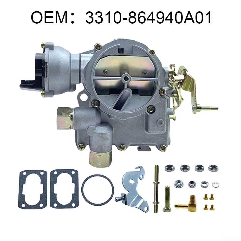 Carburatore marino 3310-864940A01 Costruzione in metallo resistente all'usura per Mercruiser 3.0L 2.5L Parte di ricambio del motore della barca facile installare