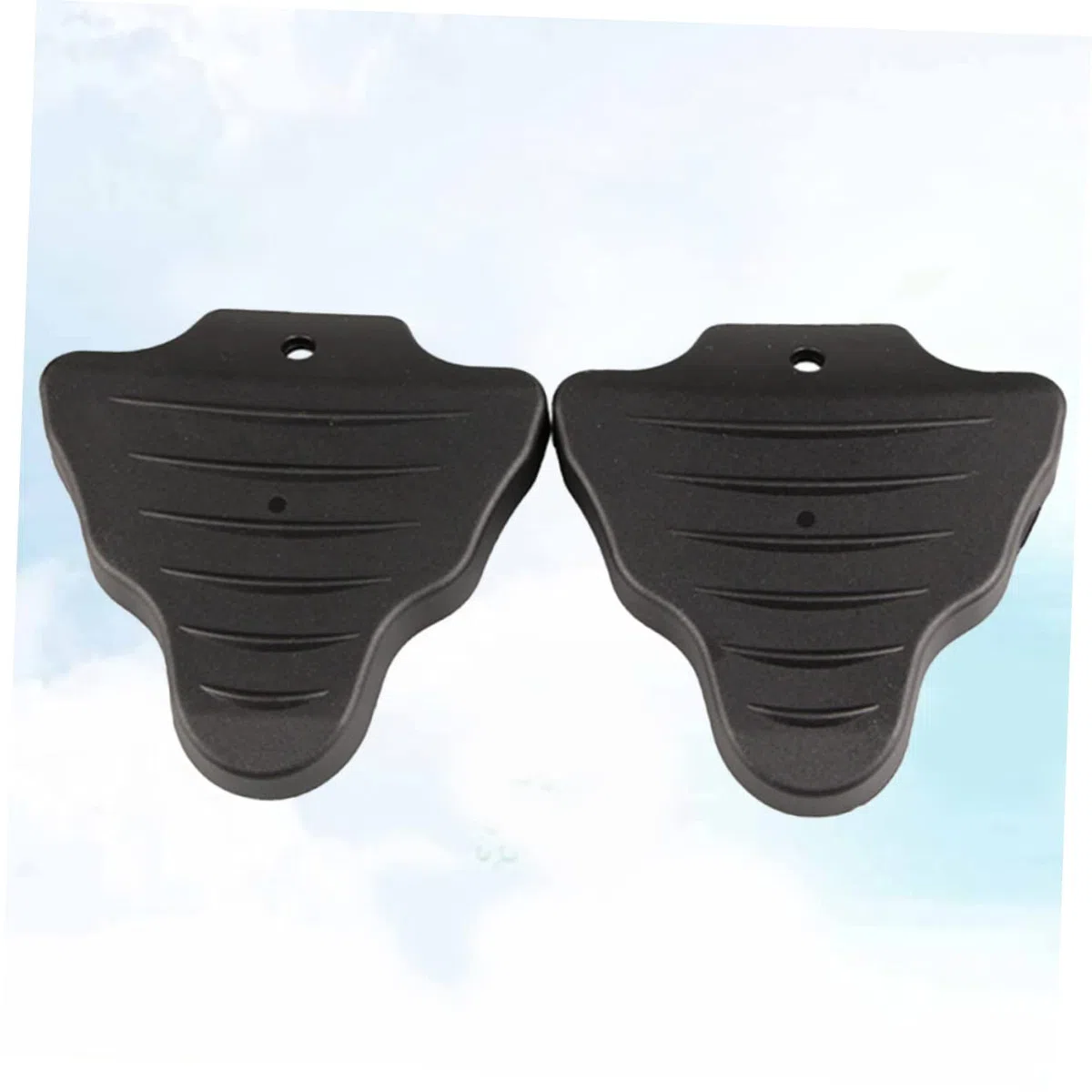 BESPORTBLE 3paia Copertura Protettiva Per Tacchetti Da Bici Design Antiscivolo Accessori Pratici Per Pedali Auto-bloccanti Compatibile Con Tacchetti Fissi e Flottanti Nero
