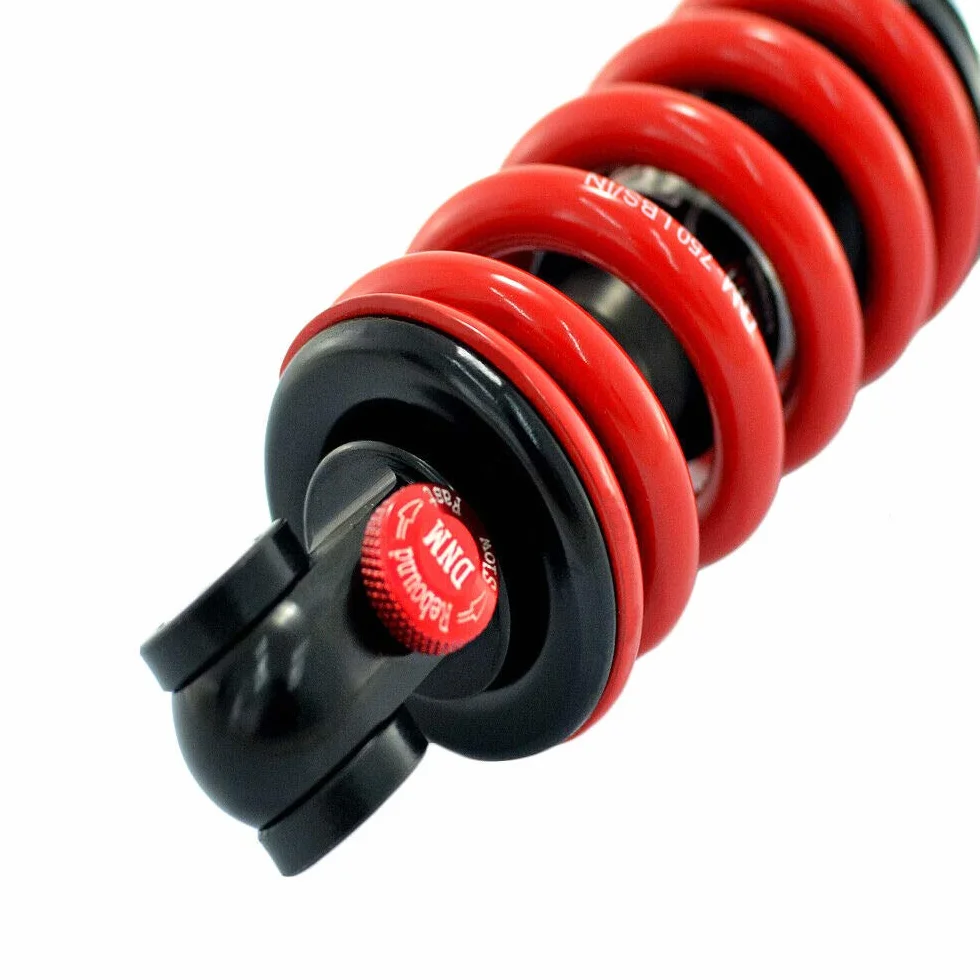DNM Molla elicoidale DV22AR per mountain bike, ammortizzatore posteriore, 165 x 35 mm, molla elicoidale rossa, ST1946