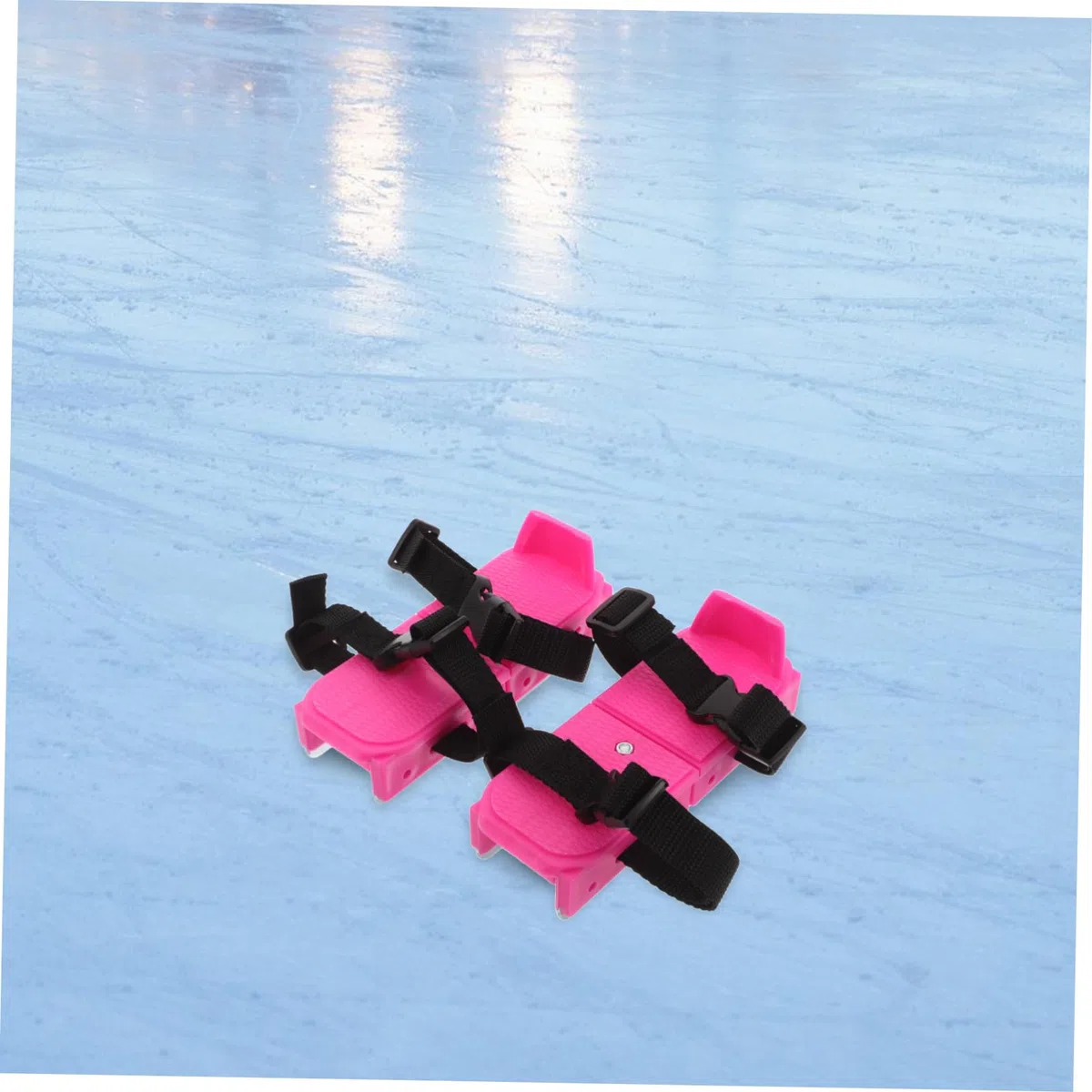 KOMBIUDA Scarpe da Pattinaggio sul Ghiaccio Regolabili per Ragazzi Principianti in Pp e Metallo Design Facile e Adattabilità Multiscena per attività sulla Neve All'aperti