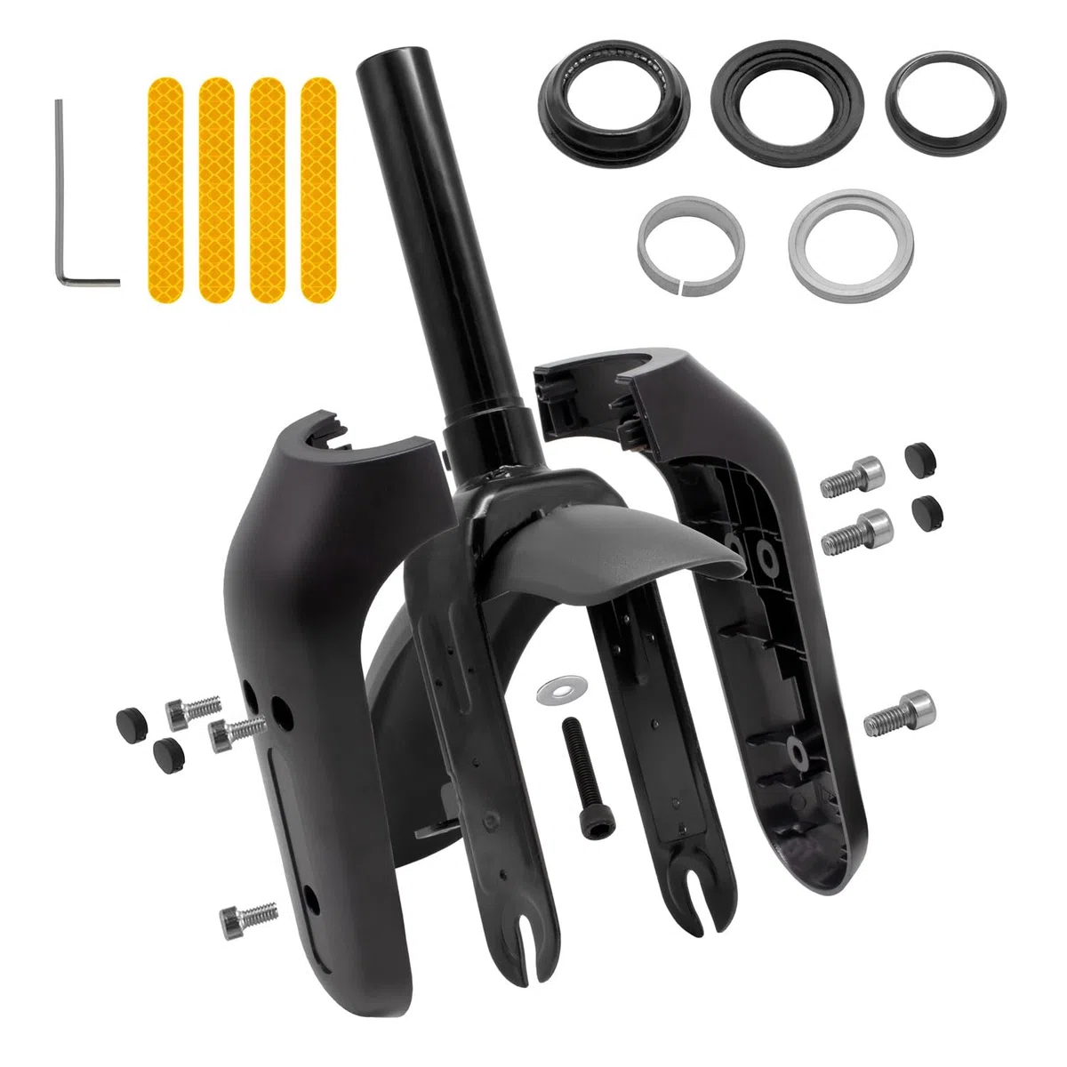 Forcella anteriore compatibile con monopattino Ninebot G30 Max / G30D / G30LE / G30LP / G30E II (Forcella+ Accessori)