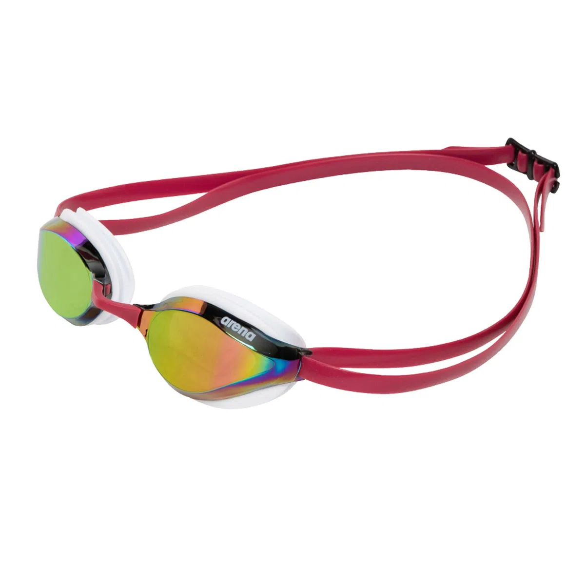 ARENA Occhialini da nuoto unisex Python Racing, per uomini e donne, anti-appannamento, nessuna perdita, massimo comfort, doppia cinghia, lenti a specchio/non a specchio