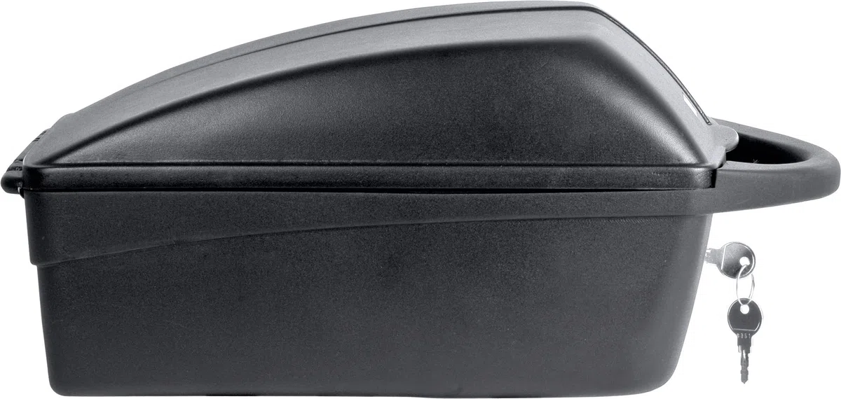 Prophete – Portapacchi per Bicicletta con Sgancio Rapido, 5 kg / 11 L, in Plastica, Richiudibile, Nero