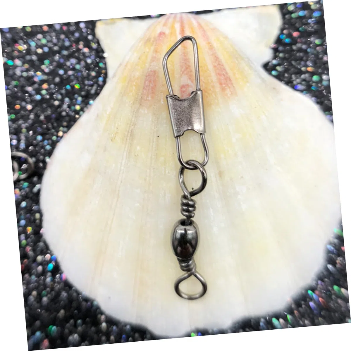 Hemobllo Attrezzatura da Pesca con Anello A Otto Caratteri Girelle con Gancio A Perno Girelle da Pesca Anelli Girelle A Scatto da Pesca Connettori da Pesca Gadget da Pesca in Rame