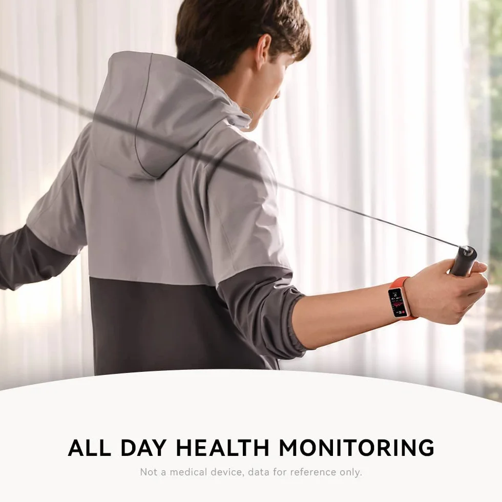 HUAWEI Band 6 Smart Band Fitness Tracker, Touchscreen AMOLED 1.47” a Colori, Monitoraggio Battito Cardiaco, Sonno, Saturazione dell`Ossigeno, Resistente all’Acqua, Graphite Black
