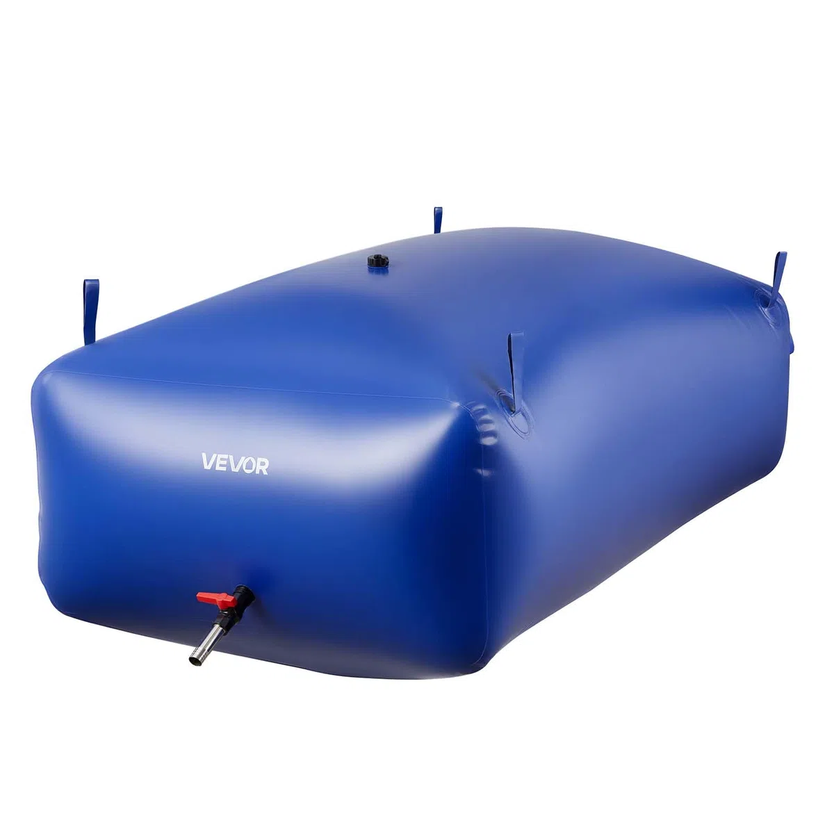 VEVOR Sacca di Stoccaggio dell'Acqua Capacità da 1000 L, Contenitore per Acqua Dolce Portatile Pieghevole, Serbatoio di Stoccaggio di Emergenza in PVC a Prova di Perdite e Antistrappo per Camper