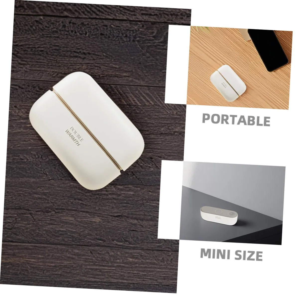 Abaodam Scaldamani Elettrico Portatile per Viaggi all Aperto Dispositivo di Riscaldamento Rapido Tramite USB Scaldamani Tascabile per Inverno