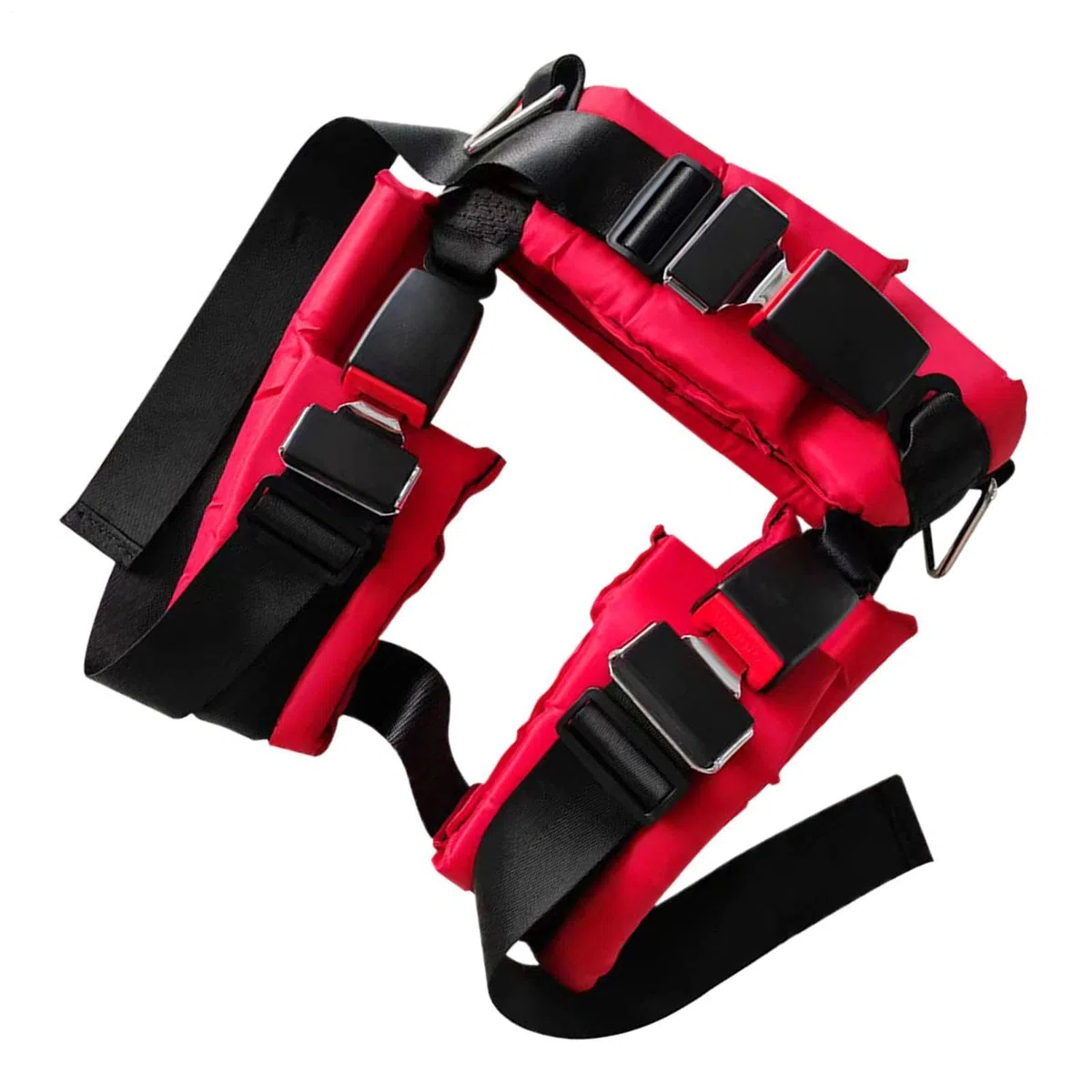 Imbracatura per allenamento per bambini, cintura di sicurezza per trampolino, versatile con funzione resistente, attrezzatura da salto in nylon, accessorio affidabile da palestra con design robusto