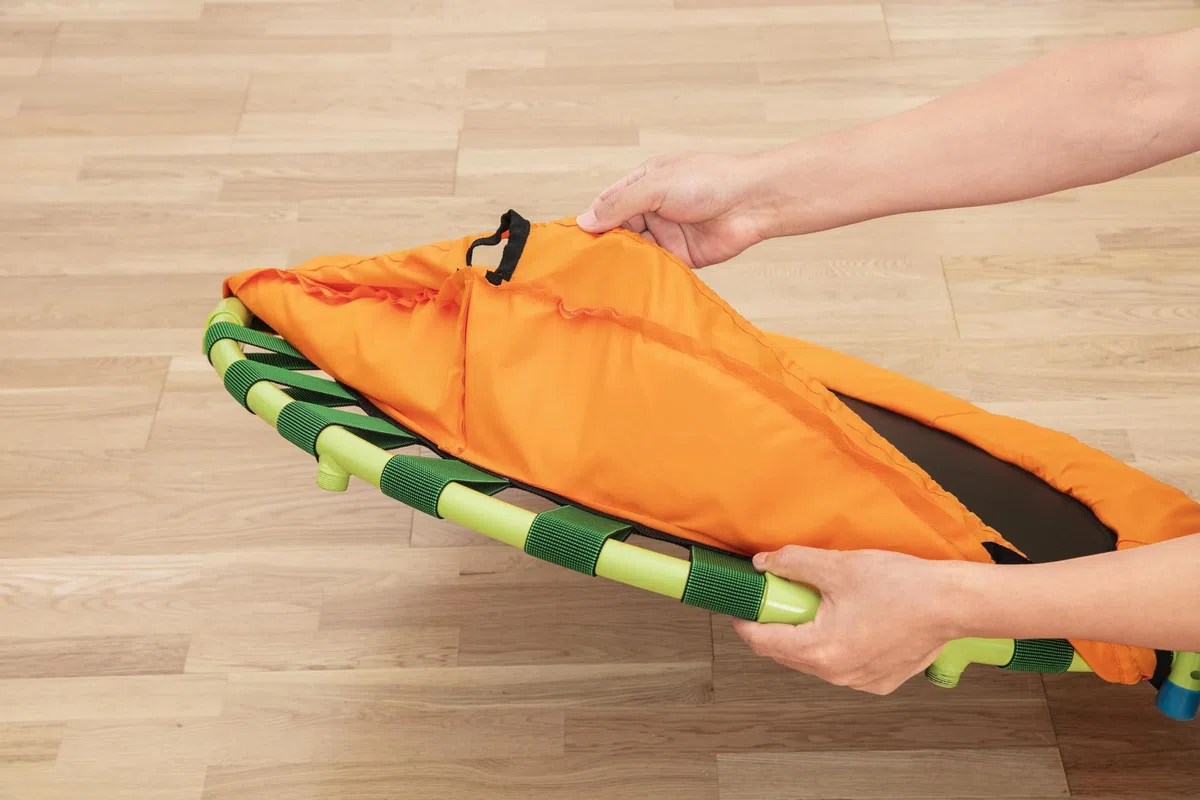Bestway 59100 Tappeto elastico da interni WonderJump - per bambini, 91 cm, arancione
