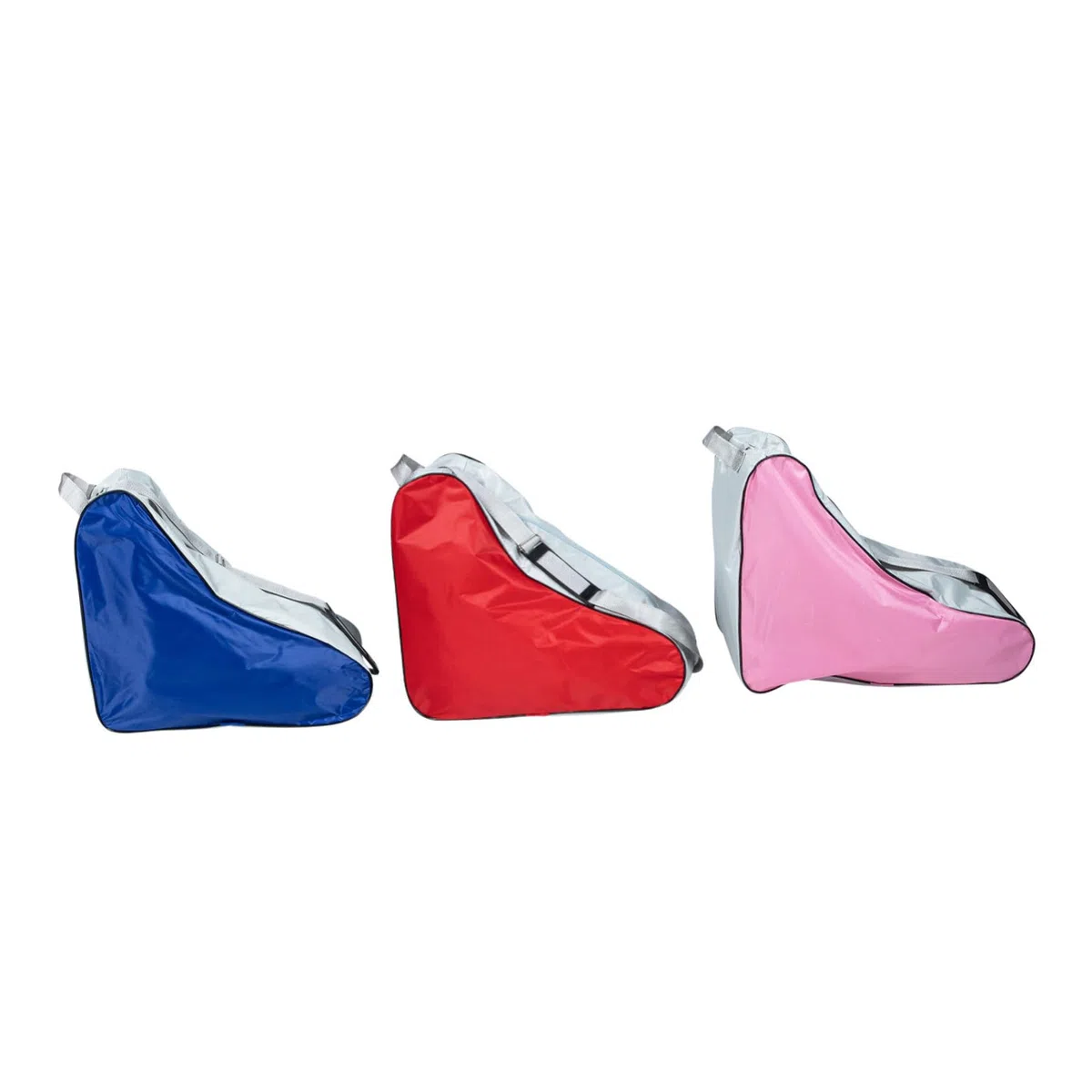 BESPORTBLE Borsa Portatile per Pattini a Rotelle e Ghiaccio 3 Pezzi | Poliestere, Uso Esterno, Design Semplice, Set Rosso Blu Rosa, Formato Grande per Ragazzo Ragazza