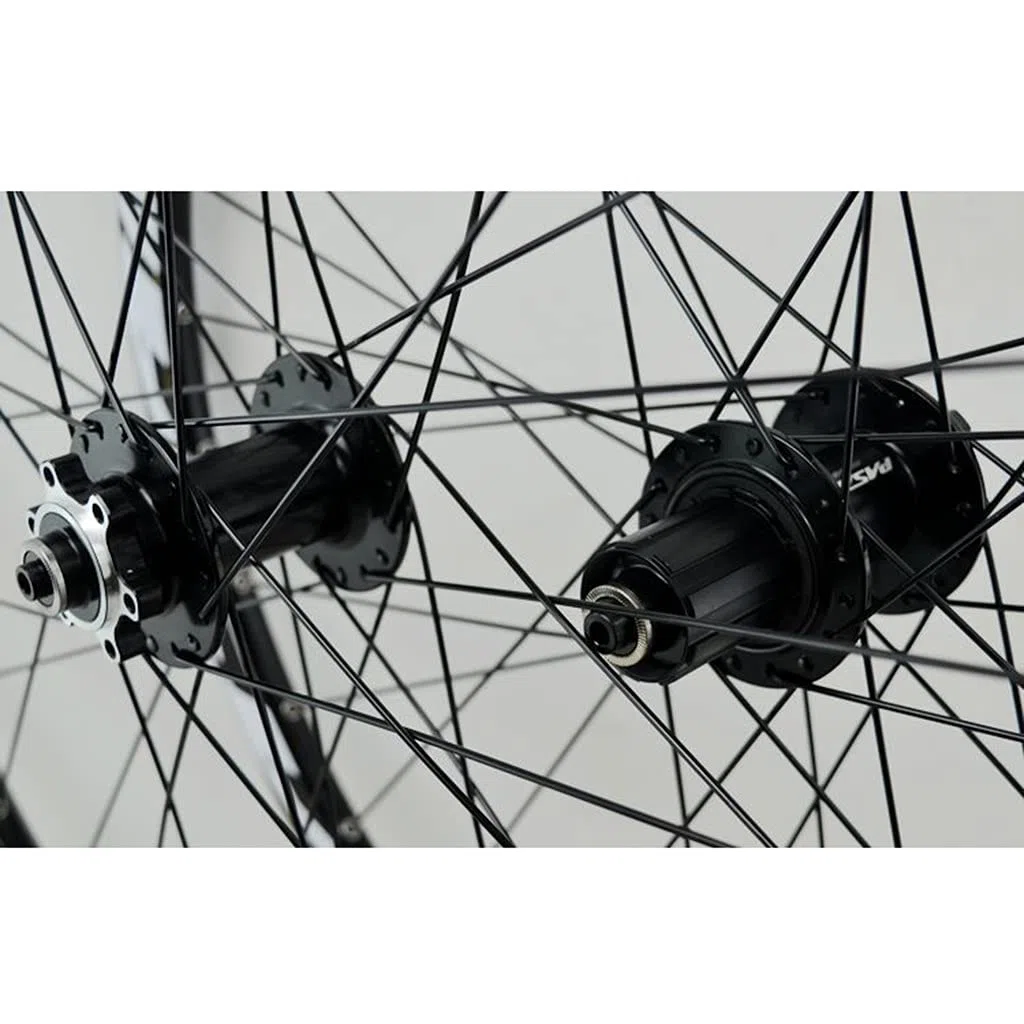 TUJISEK MTB Ruote per Bicicletta 26 27,5 29 Pollici Ruota per Mountain Bike Doppio Muro Cerchio in Lega Rilascio Rapido 7-12 velocità Cassetta Ruota Libera Freno A Disco 32H(Red 1,27.5in)