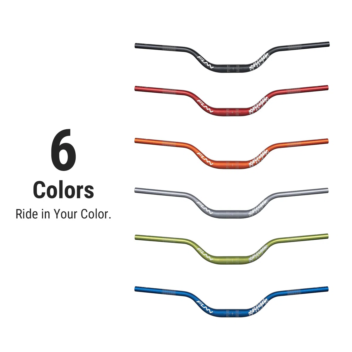 Funn Upturn Manubrio da Mountain Bike ad Alta Alzata con Morsetto da 31.8mm e Larghezza 785mm, Manubrio Rialzato in Lega Durevole e Leggero per MTB e BMX, Alzata di 40mm Manubri MTB (Nero)