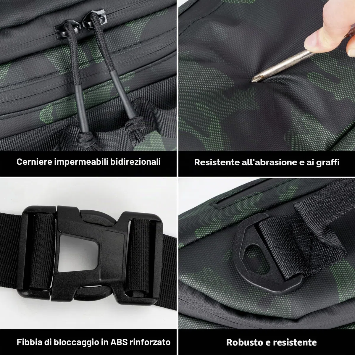 THKFISH Borsa per attrezzatura da pesca Marsupio Uomo impermeabile per donna e uomo Borsa a tracolla da pesca