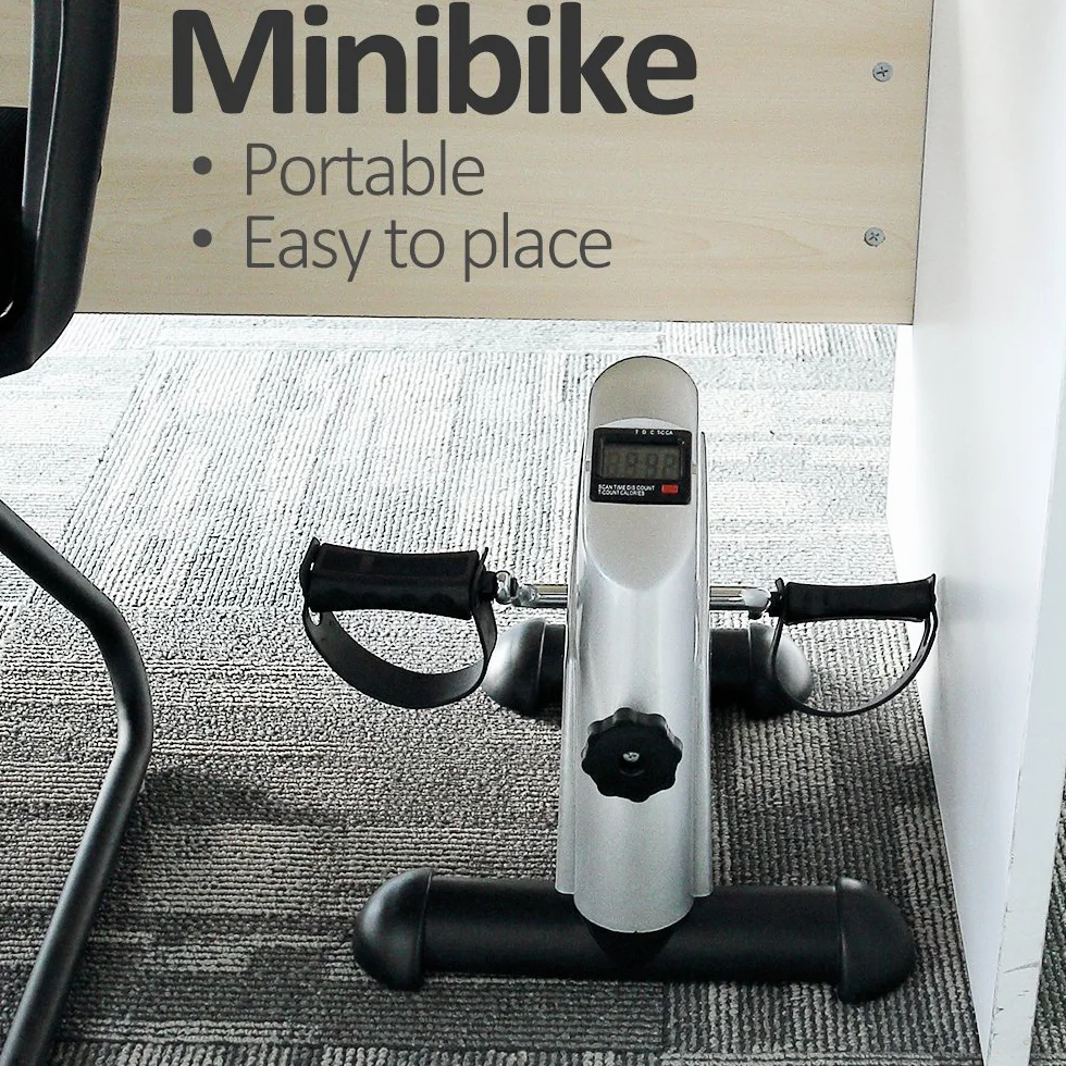 Mini Exercise Bike Portable Home Pedal Exerciser Gym Fitness Leg Arm